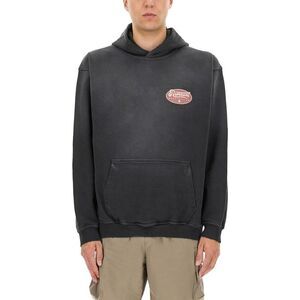 REPRESENT Oversized Distressed Hoodie Men BLACK Sweaters & Cardigans